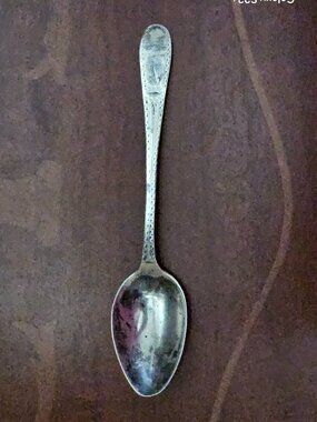 RARE ANTIQUE JOHN ROUND & SON LTD SHEFFIELD STERLING SILVER SPOON HALLMARK JR